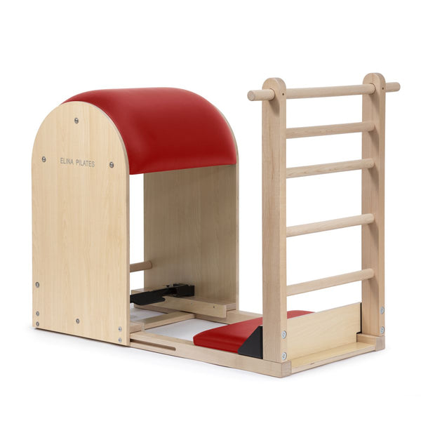 ELITE Pilates Barrel with Ladder and Wooden Base |Ladder Barrel
